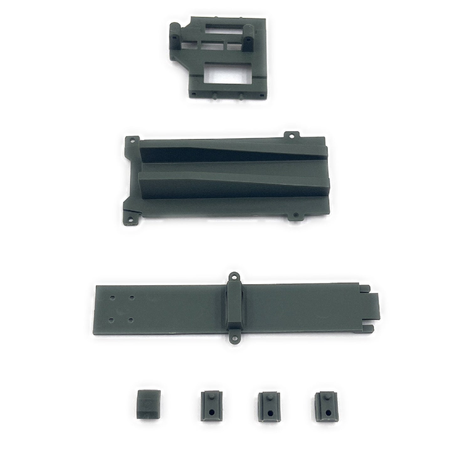 Terranaut Shift Servo Mount & Body Mounting Parts, Green
