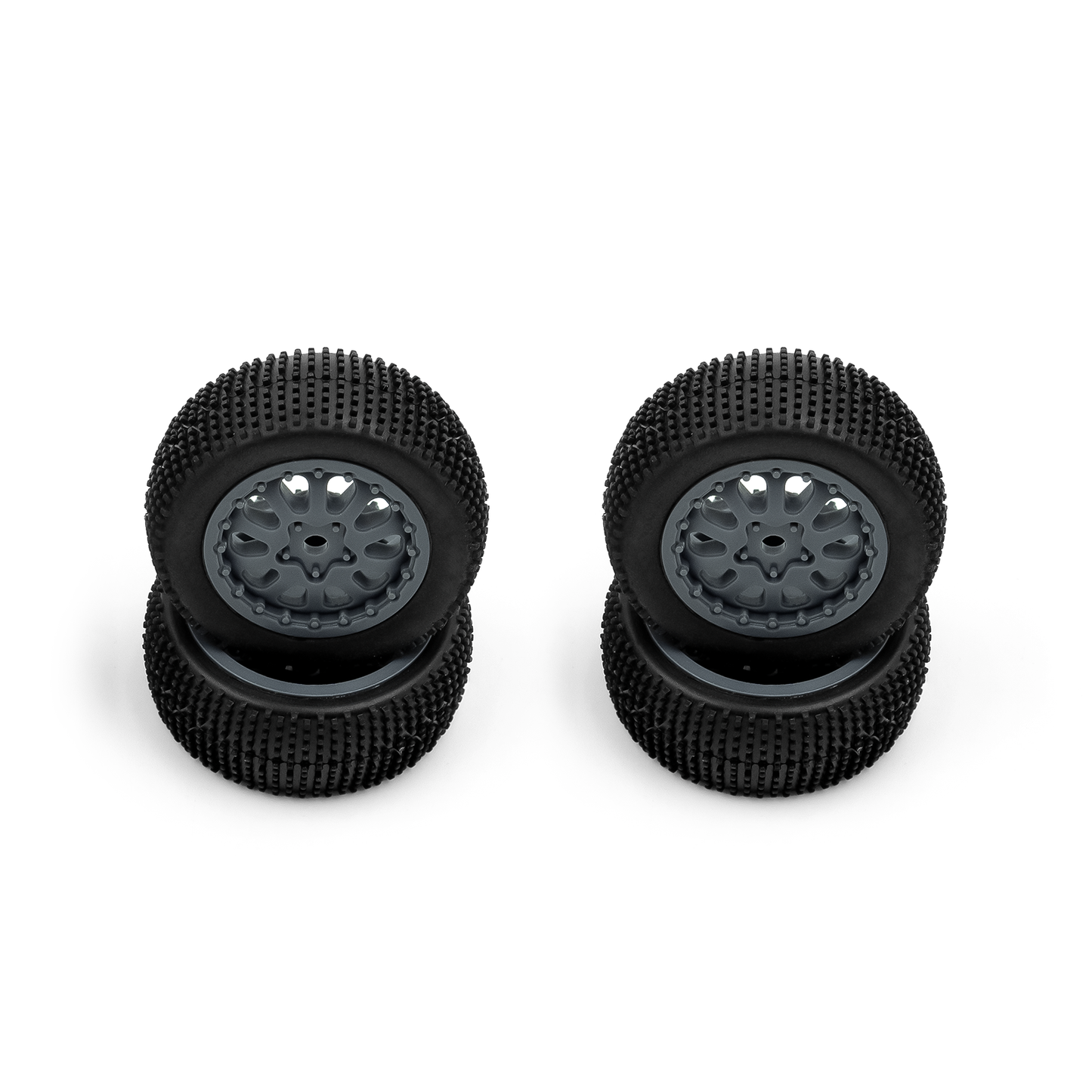 Sidepin Tire Set, Grey, Mounted, Speck SCT