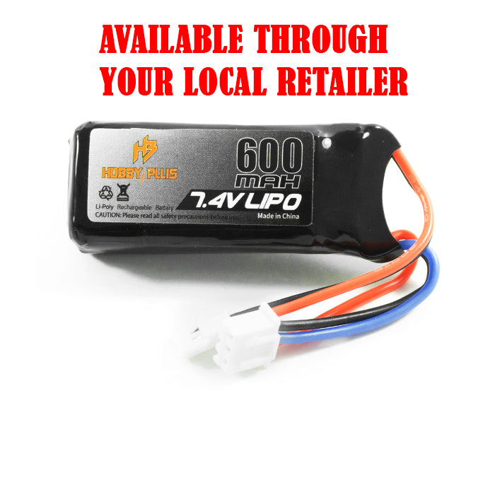 7.4V 600MAH 2s 锂电池