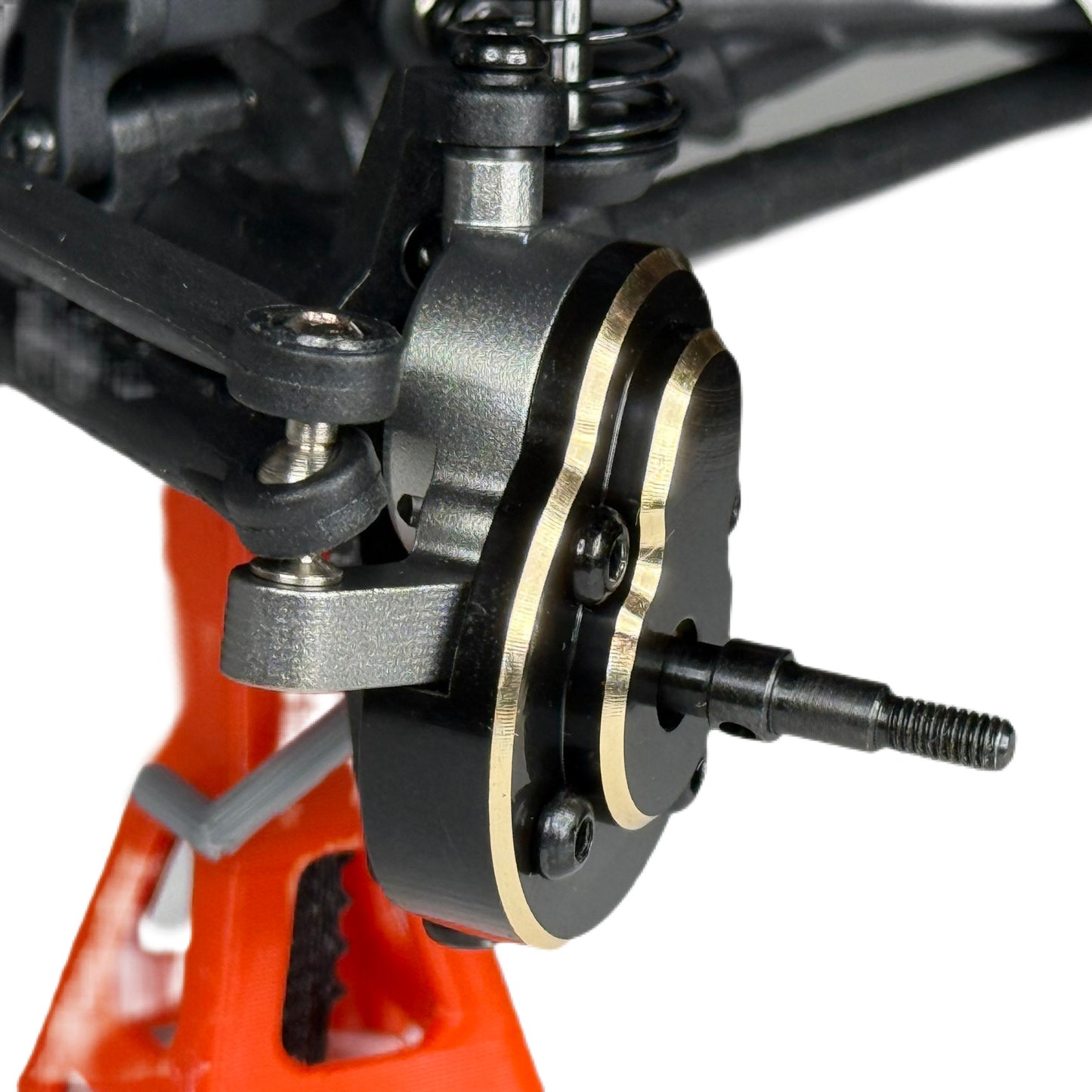 Machined Aluminum/Brass Front Portal Hub Set