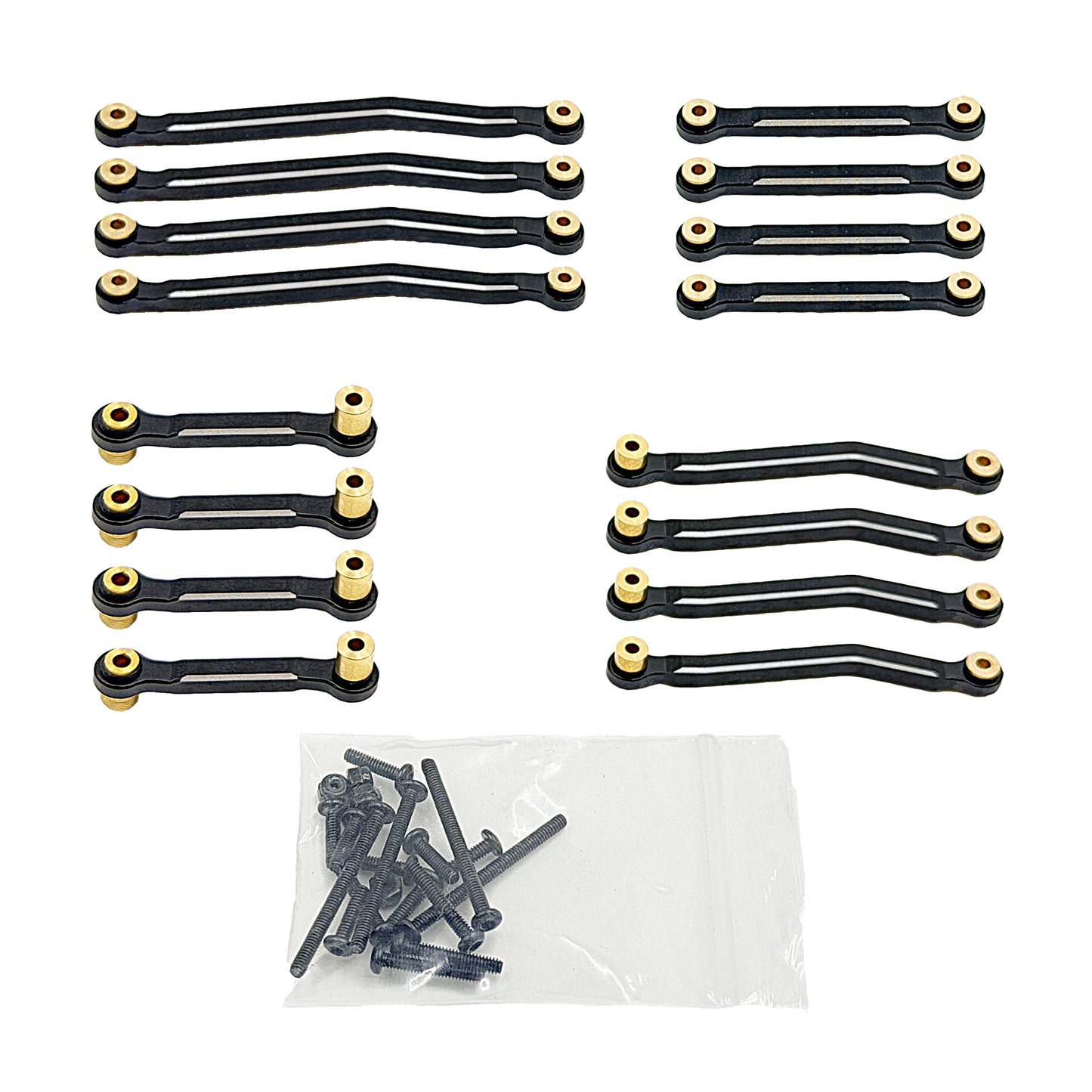 Aluminum High Clearance Links, Terranaut, 16pcs