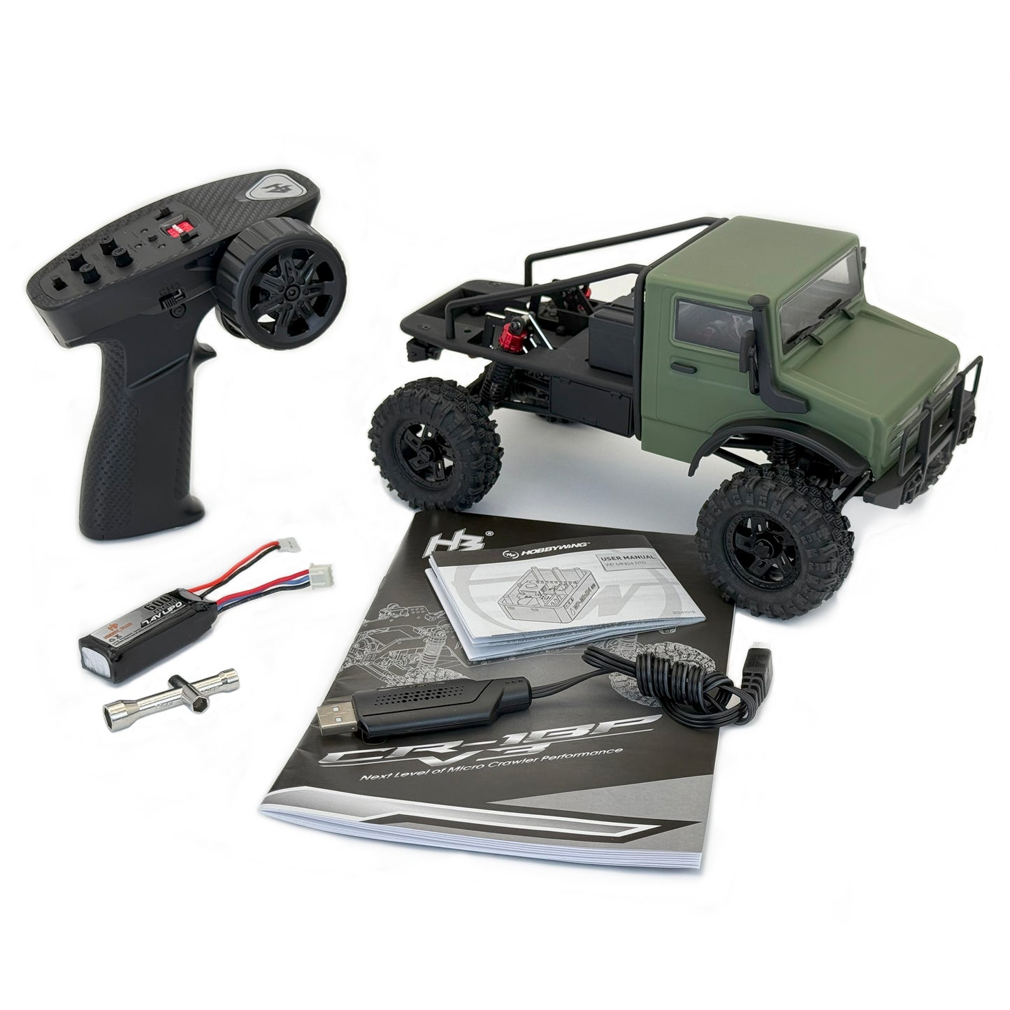 CR18P V3 Trail Hunter Brushless 4x4 RTR Trail Crawler, Choose Color