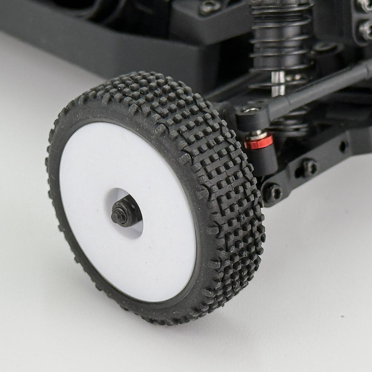 V-Blox Tire Set, White, Mounted, Speck B