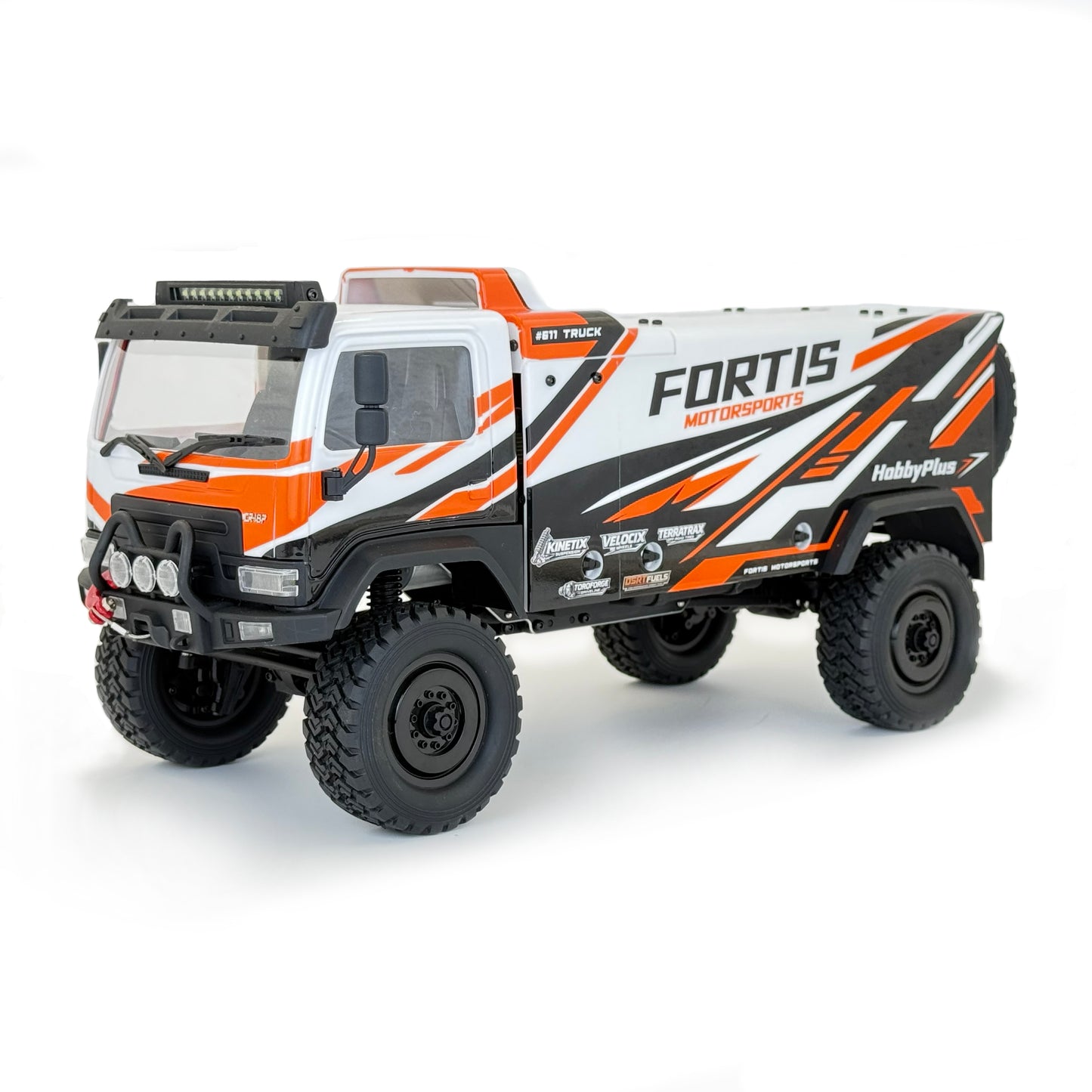 1-18 Fortis DKR4 RTR, Brushed, Choose Color