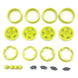 Deep Star 1.2" Beadlock Wheel, Yellow (4pcs)