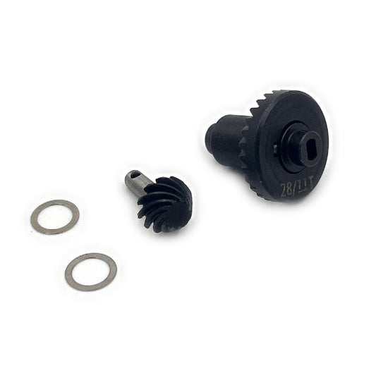 Machined HD Helical Cut Pinion and Ring Gear, 11T/28T