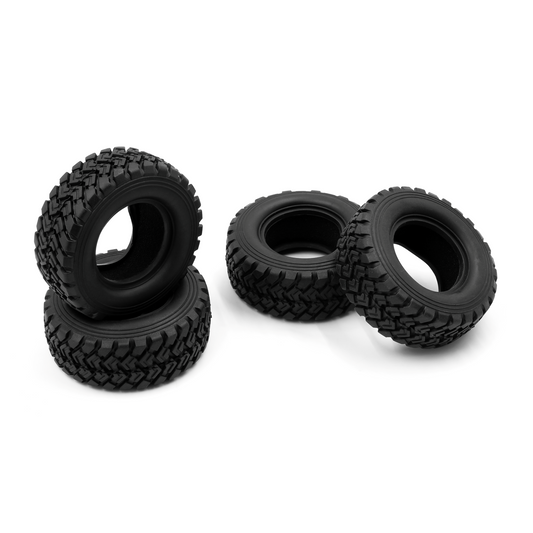 Terratrax 1.3" x 68mm Tires, Hard, 4pcs