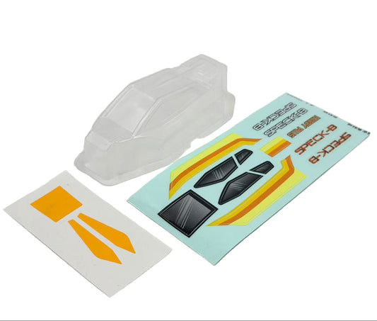 Lexan Body, Clear, Speck B