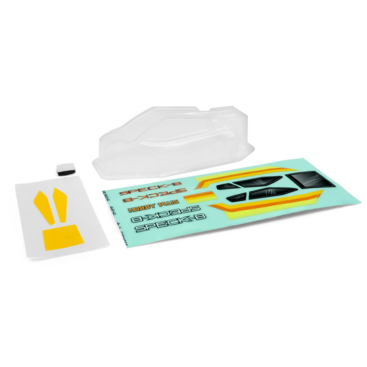 Lexan Body, Clear, Speck B