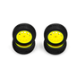 Sidepin Tire Set, Yellow, Mounted, Speck SCT