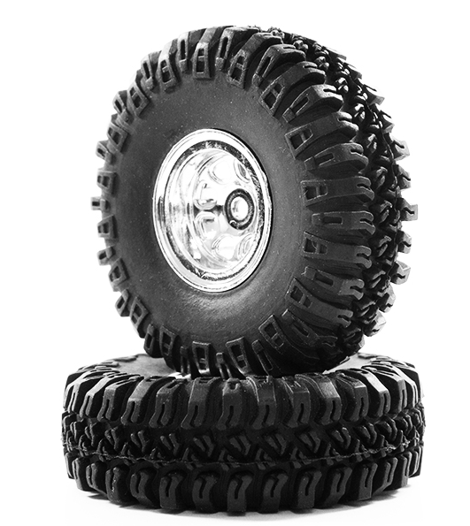 GRABBER M/T Tire Set (Chrome Wheel)