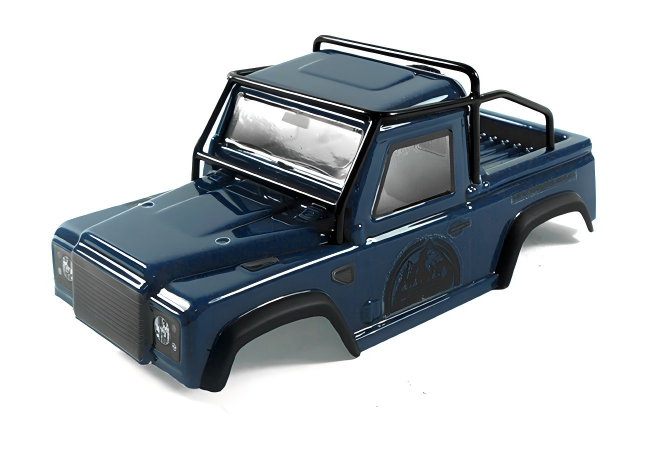 Defender Truck Cab Lexan Body + Roll Cage (Blue)