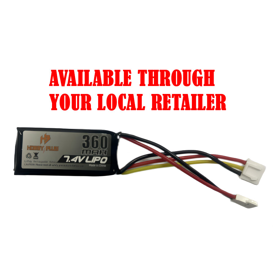 7.4V 360MAH Lipo