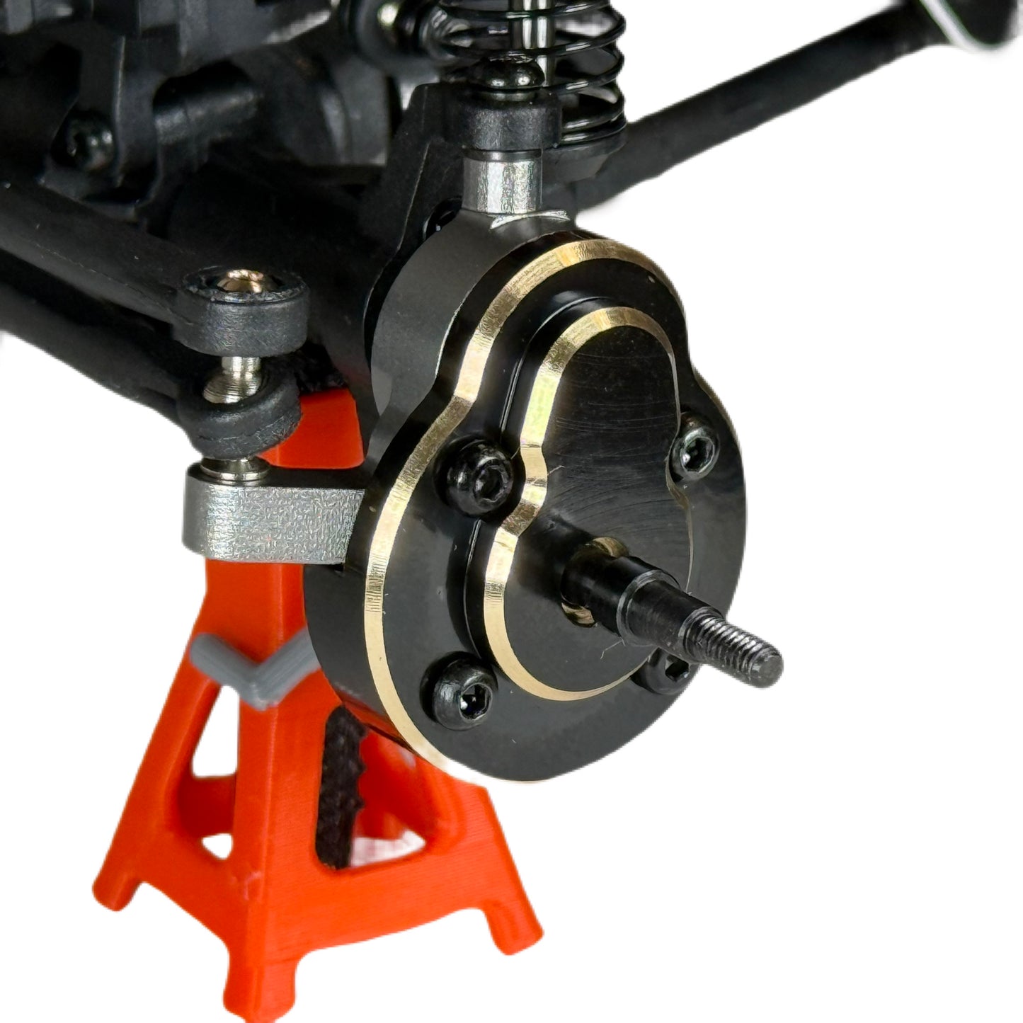 Machined Aluminum/Brass Front Portal Hub Set