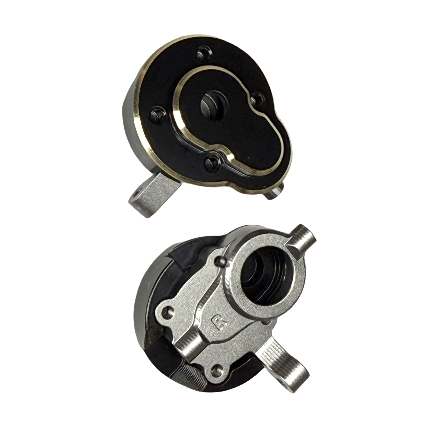 Machined Aluminum/Brass Front Portal Hub Set