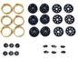 CR18P 6X6 1.2" Steelie Bead Lock Wheels (Black)