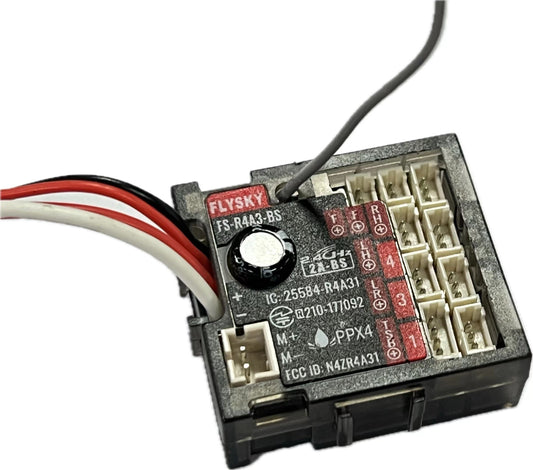 HB/FS 4ch 2in1 Brushed ESC/RX (Light Module Built in) 2S Lipo