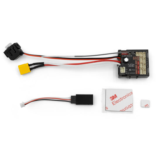HB/FS 6ch 2 in 1 Brushed ESC/RX Combo V1.5, Brushless Ready