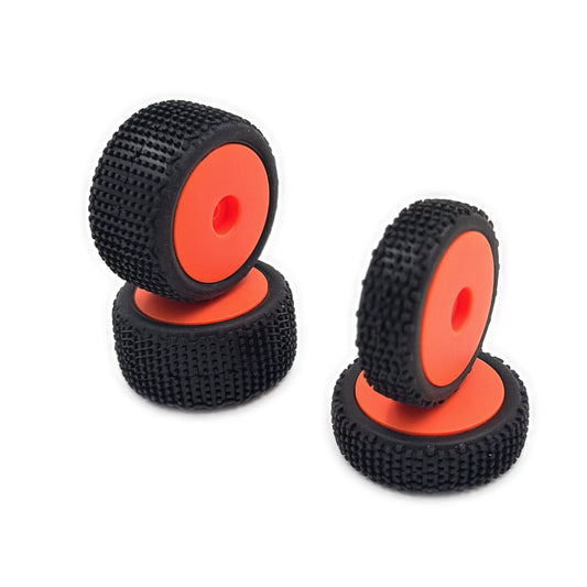 V-Blox Tire Set, Orange, Mounted, Speck B
