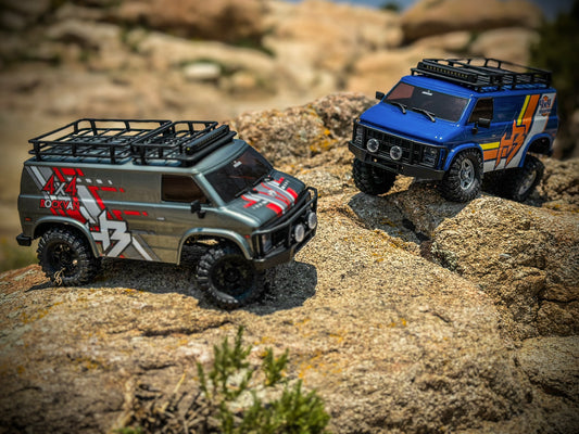 CR18P EVO V2 Rock Van, Brushed, 4x4 RTR Trail Crawler, Choose Color