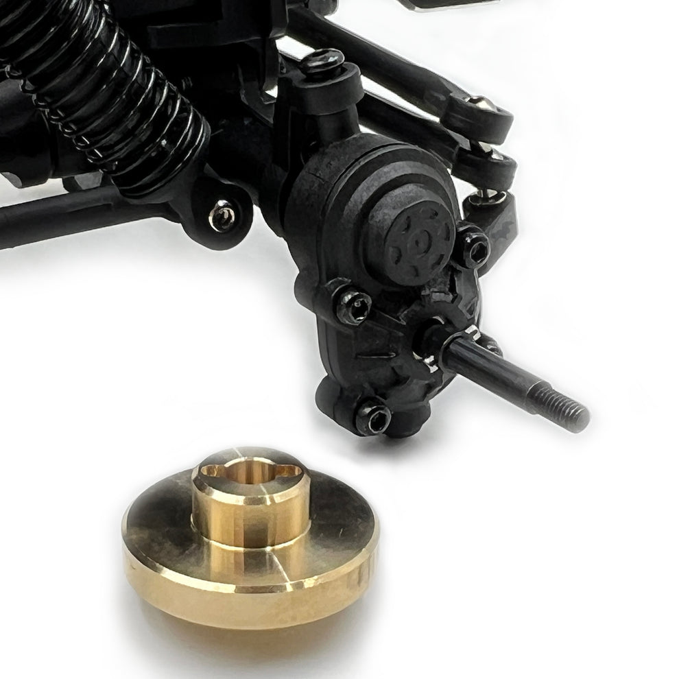 EVO PRO RCAWD Brass Wheel Hex Hub For 1/18 CR18P Rock Van Trail Hobby Plus