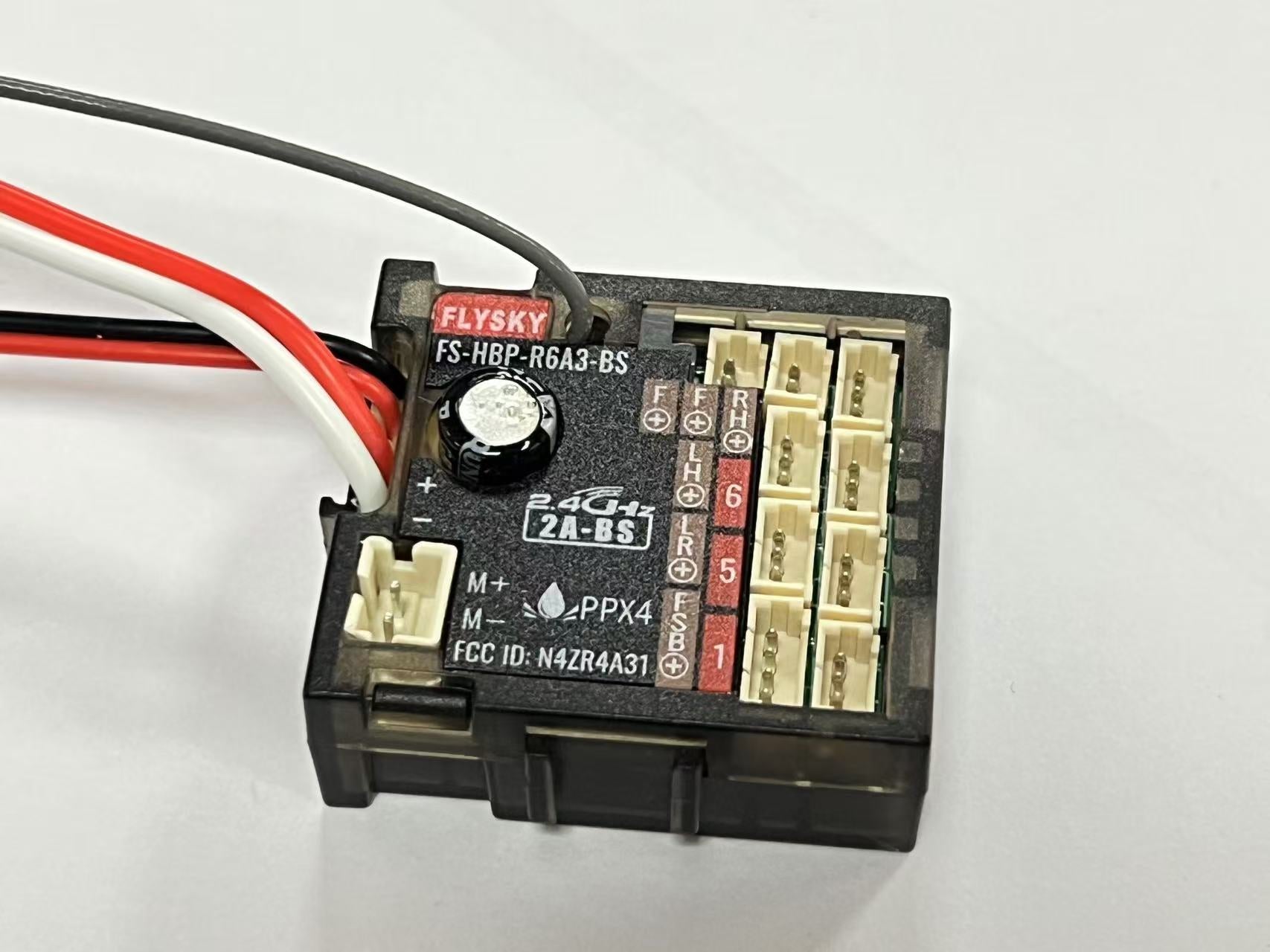 HB/FS 6ch 2 in 1 Brushed ESC/RX (Light Module Built in) 2S Lipo – Hobby ...